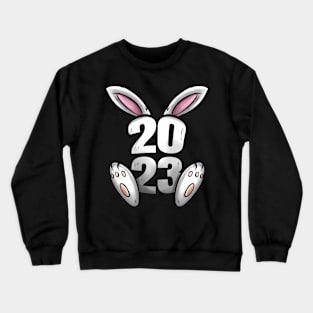 2023 With Rabbit Or Bunny Ears And Paws - Chinese New Year Crewneck Sweatshirt